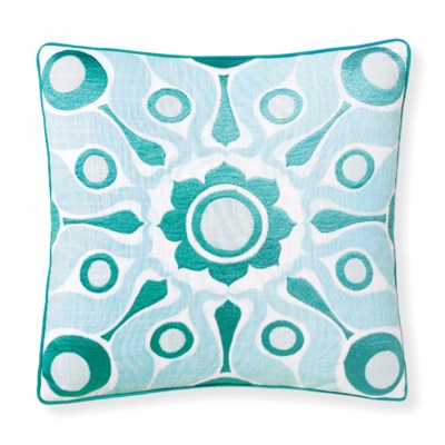 Florence Broadhurst Solar Marine Cushion 18x18